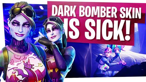 The New Dark Bomber Skin Is Sick Fortnite Dark Bomber Gameplay Youtube