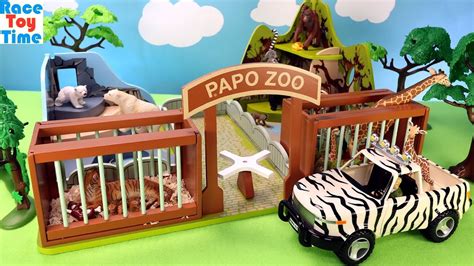 Animal Zoo Papo Playset Plus Fun Wildlife Animals Toys For Kids Youtube
