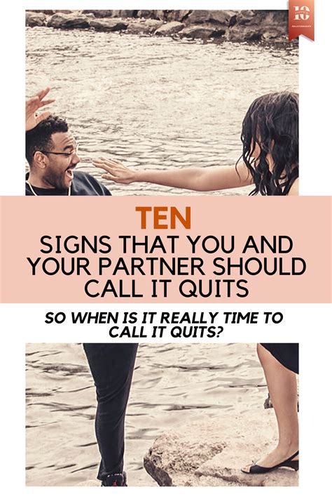 10 Signs That You And Your Partner Should Call It Quits Relationship