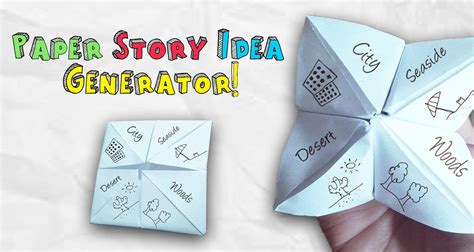 Make Your Own Paper Story Idea Generator Imagine Forest