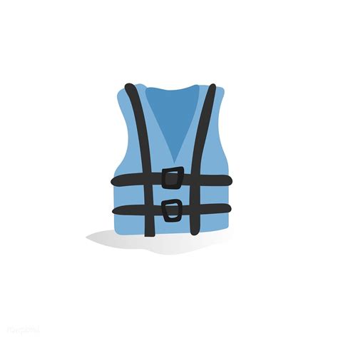 Illustration Of Life Vest Free Image By