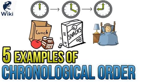 5 Examples Of Chronological Order