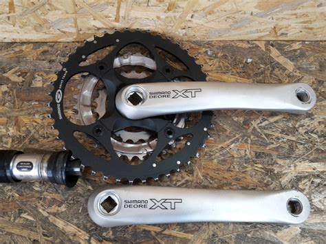 Korba Shimano Deore XT suport M750 świetny stan 7213024043