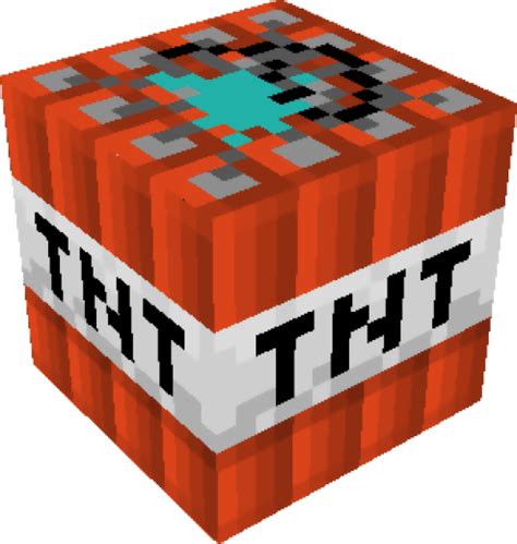 Minecraft Tnt Block Minecraft Png Image With Transparent Background