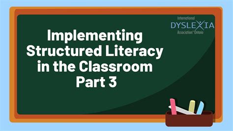 Implementing Structured Literacy In The Classroom Part 3 Putting It