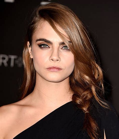 Cara Delevingne Brunette Hair Color Celeb Dye Jobs Teenvogue Com