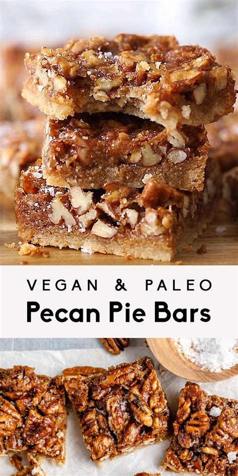 Vegan Paleo Pecan Pie Bars Ambitious Kitchen Video Recipe
