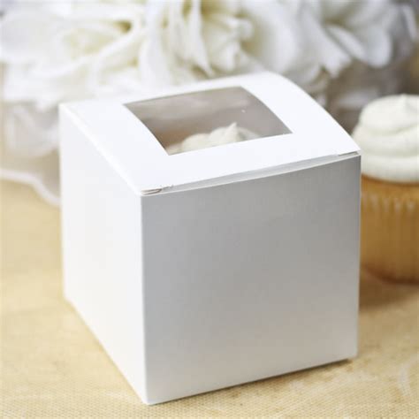 10 x 7 x 2.5 white cupcake boxes with window (100/case)product code: White Cupcake Boxes. YoTruth Christmas White Cupcake Boxes ...