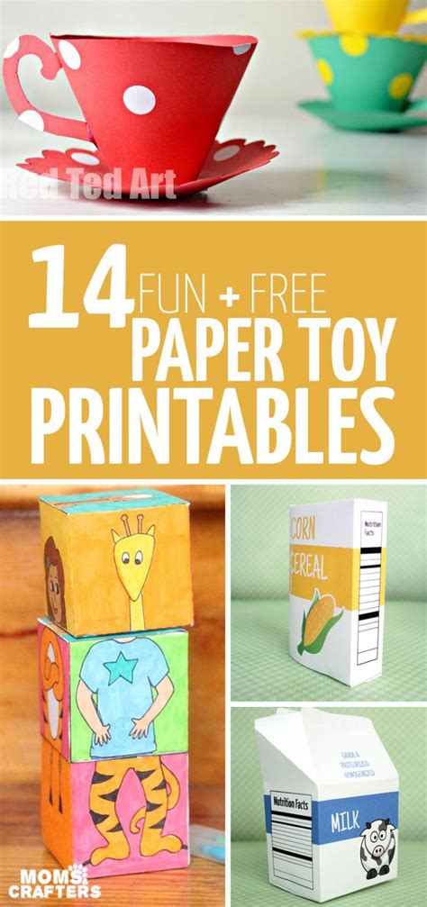 Paper Toy Templates 14 Free Printables To Craft And Play