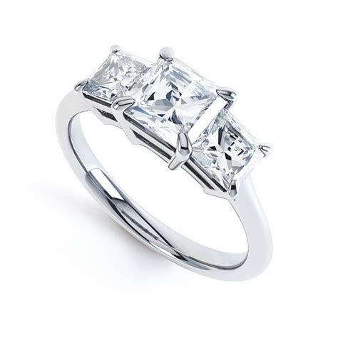 2 ct princess cut diamond pink sapphire charming engagement wedding rings set | ebay. 3 Stone Princess Cut Diamond Engagement Ring