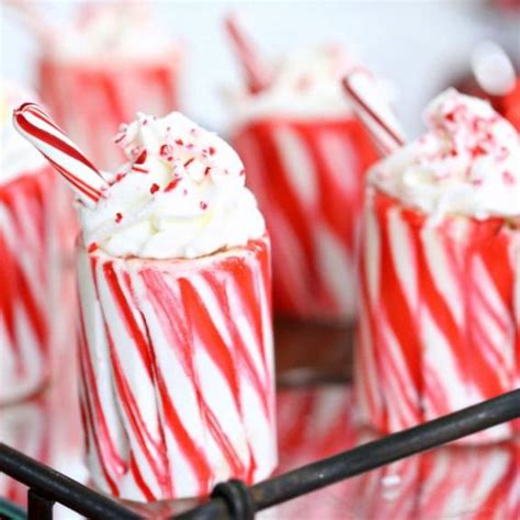 Candy Cane Cups These Cute Candy Cane Cups Are Edible Shot Glasses Made Entirely Out Of Candy