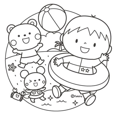間と自分への不甲斐なさに 長年イライラしながら顔を描いていました。 このページではそんなアオリ、フカンに関する悩みをみるみる解消した 頭部のデッサン・構造分析についてご紹介します。 ※この講座は2017年に作成したものです。 ほとんどのダウンロード 塗り絵 夏 - 子供と大人のための無料 ...