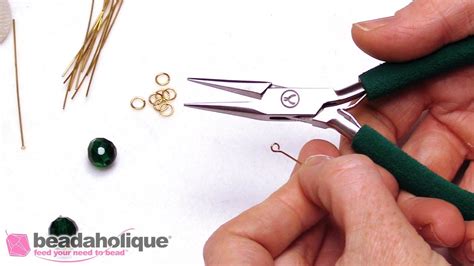 How To Open And Close Eye Pins For Jewelry Making Youtube