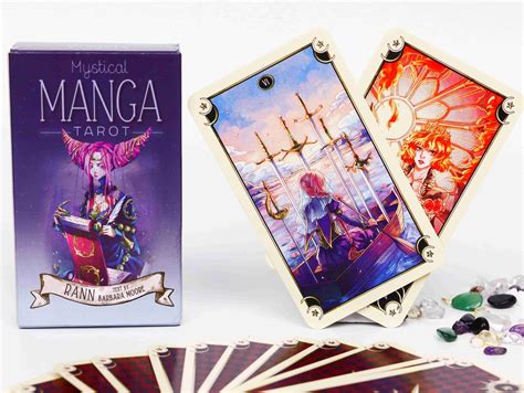 Anime Mystical Manga Tarot Card Deck 78 Cards Pretty Etsy