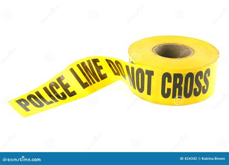Police Line Crime Tape Stock Photography Image 424342