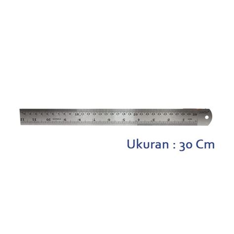 Jual Penggaris Panjang Besi Joyko Stainless Steel Ruler 30cm Kokoh