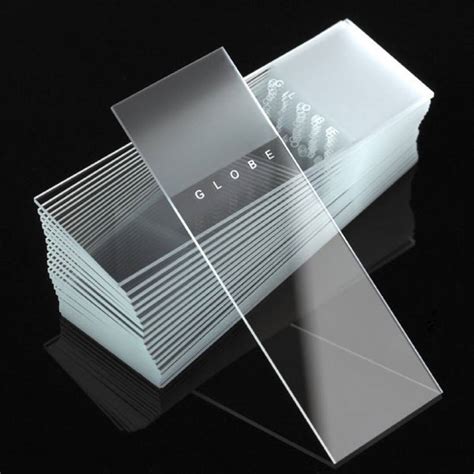 Frosted Diamond White Glass Microscope Slides 90° Ground Edges 90° Corners