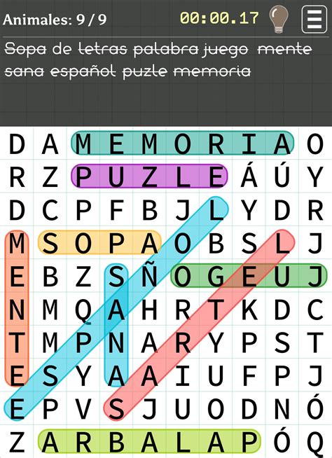 Sopa De Letras En Español For Android Apk Download