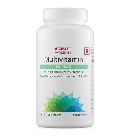 Gnc Womens Multivitamin 50 Plus 120 Tablets Halt