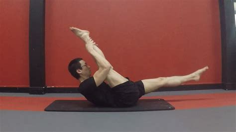 Pilates Single Straight Leg Stretch