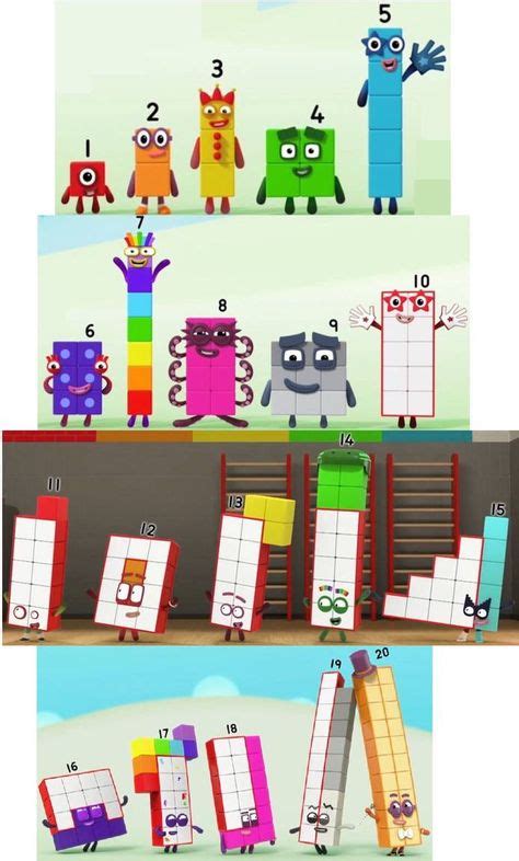 Numberblocks 1 20 By Alexiscurry On Deviantart Coloring Pages For