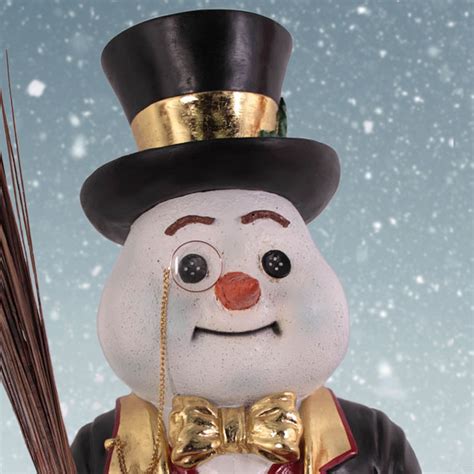 Snowman With Top Hat 4 Ft
