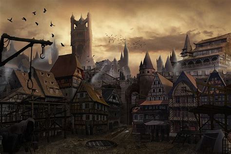 Medieval Buildings And Towns For Concept Art Inspiration In 2020