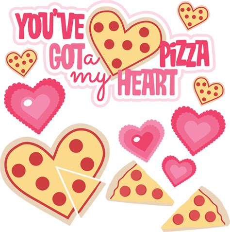 Download High Quality Pizza Clipart Heart Shaped Transparent Png Images