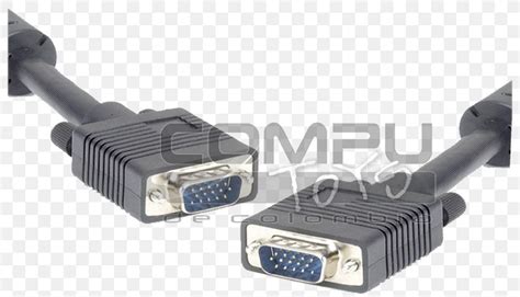 Vga Connector D Subminiature Electrical Cable Computer Monitors Png