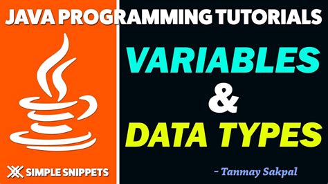 Java Variables And Data Types With Program Example Java Tutorials For