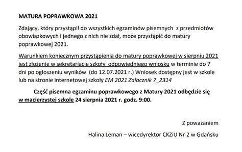 Niebawem poznamy wyniki matury 2021. Komunikat - matura poprawkowa 2021 r - Centrum Kształcenia ...