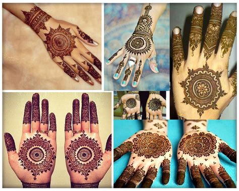 Gol Tikki Mehndi Designs For Back Hand Images Simple Arabic Henna