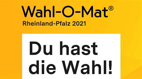 September 2021 wird ein neuer bundestag gewählt. Wahl-O-Mat RLP 2021: Was wählen? Welche Partei in ...