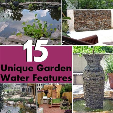 15 Unique Garden Water Features Diy Home Things Water Features In