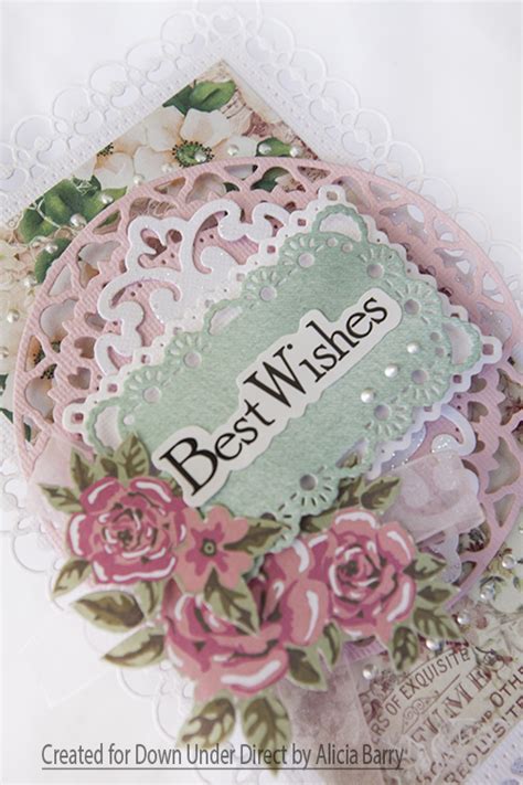 Downunder Direct Inspirations Floral Best Wishes Card