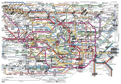 Mapa Del Metro De Tokio