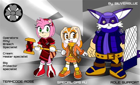 Sonic Au Special Ops Team Rose By Silver8lue On Deviantart