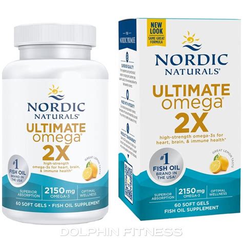 Nordic Naturals Ultimate Omega 2x 60 Soft Gels