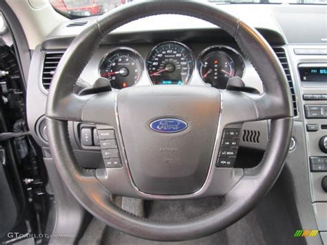 2011 Ford Taurus Sel Charcoal Black Steering Wheel Photo 59530577