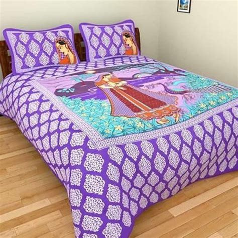 Cotton Traditional Double Bed Sheet For Home Size 90x108 Inch At Rs 430piece In Jaipur