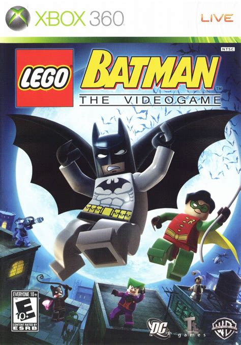 Lego Batman The Videogame 2008 Xbox 360 Box Cover Art