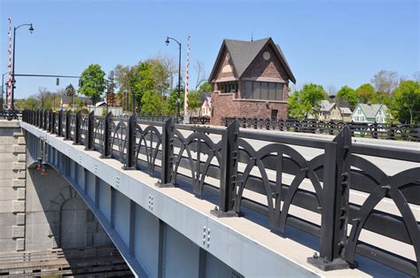 Steel Bridge Rail On Drawbridge Elderlee Inc