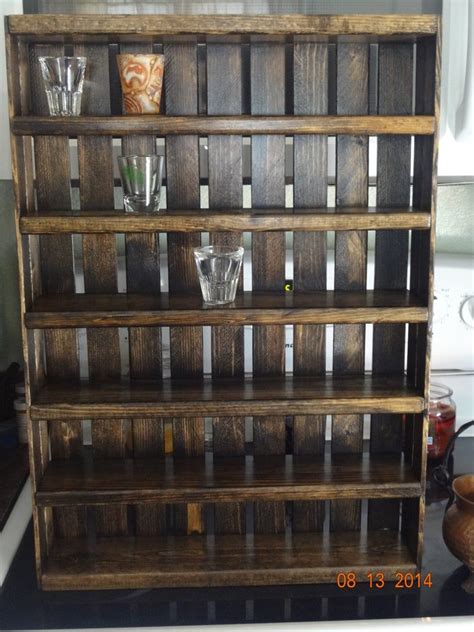 Maybe you would like to learn more about one of these? Shot Glass Shelf Wooden Shelves Rustic Shelving Wooden Bar ...