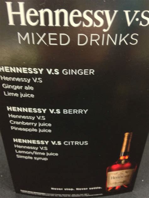 What Is A Good Mix With Hennessy Impel Blook Gallery Of Photos
