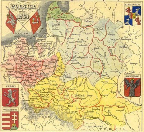 Mapapolski1764 Map Old Maps Historical Maps