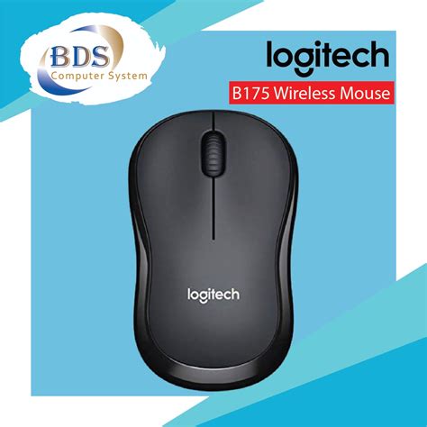 Logitech B175 Wireless Mouse Black Shopee Malaysia