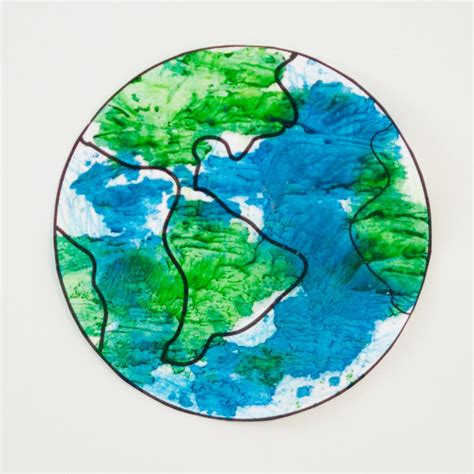 Melted Crayon Earth