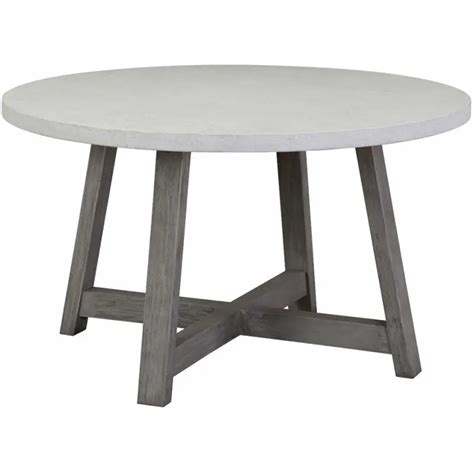 Dasha Modern Round Dining Table Vigshome