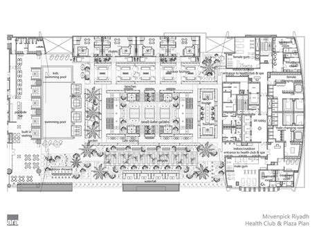 Moevenpick Riyadh Health Club And Plaza Floor Plan In 2021 Architecture