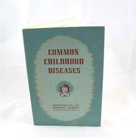 Common Childhood Diseases Book By Unsc2 On Etsy